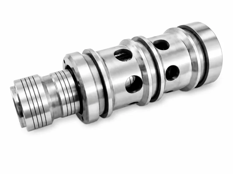 Precision valve spool and piston components for hydraulic control valves